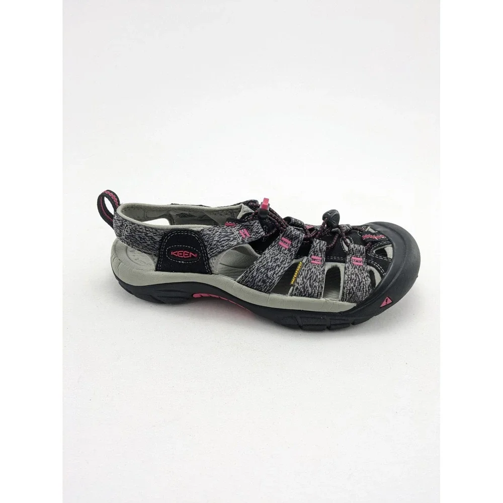 Womens Keen Newport H2 Fisherman Gray Pink Boat Shoes Sandals 1016288 Size 9